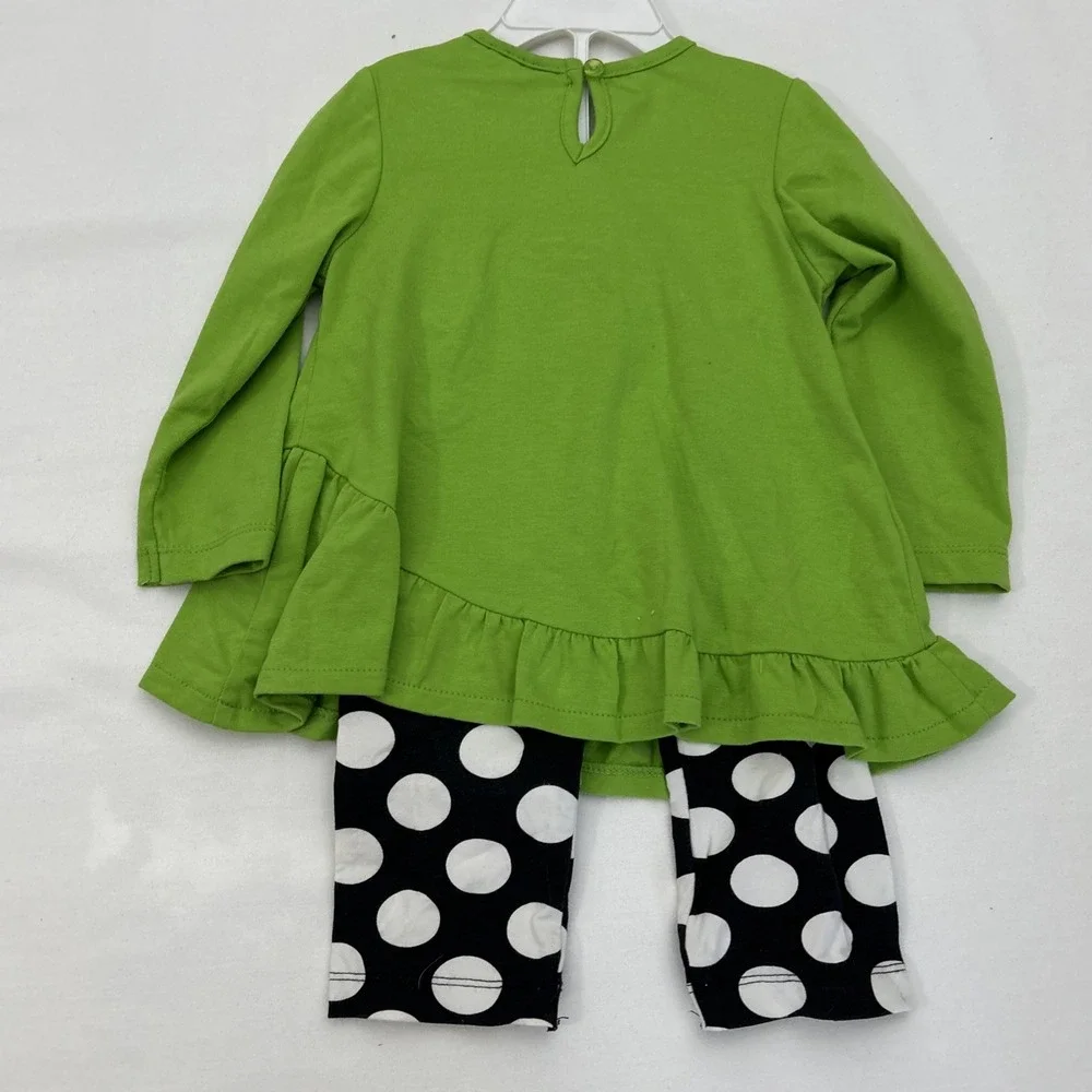 Rare Editions Girls 24mo Christmas Penguin Bow Hat Snowflake Outfit B127‎